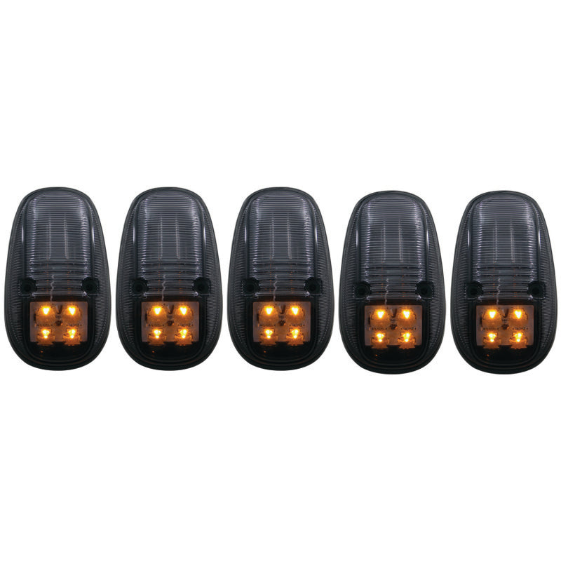 ANZO ANZO 1999-2002 Dodge Ram 3500 LED Cab Roof Light Kit Smoke 5pc