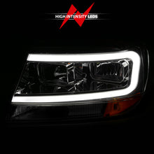 Load image into Gallery viewer, ANZO 1999-2004 Jeep Grand Cherokee Crystal Headlights w/ Light Bar Chrome Housing ANZO ANZ111538