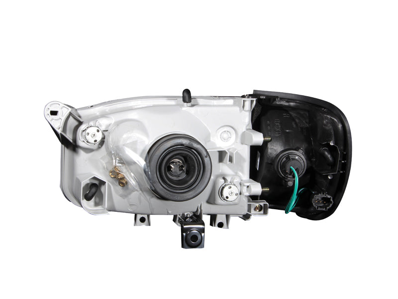ANZO 1999-2004 Nissan Pathfinder Crystal Headlights Black ANZO ANZ111051