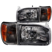 Load image into Gallery viewer, ANZO 1999-2004 Nissan Pathfinder Crystal Headlights Black ANZO ANZ111051