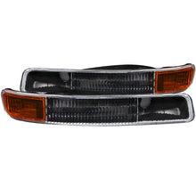 Load image into Gallery viewer, ANZO 1999-2006 Gmc Sierra 1500 Euro Parking Lights Black w/ Amber Reflector ANZO ANZ511005