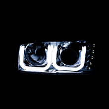 Load image into Gallery viewer, ANZO 1999-2006 Gmc Sierra 1500 Projector Headlights w/ U-Bar Black - Black Ops Auto Works