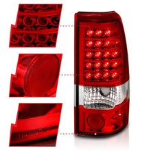 Load image into Gallery viewer, ANZO 1999-2007 Chevrolet Silverado 1500 LED Taillights Red/Clear ANZO ANZ311010