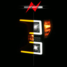 Load image into Gallery viewer, ANZO 20-22 Ford Super Duty (Halogen) Z-Series Full LED Proj Headlights SeqSig - Driver Side ONLY ANZO ANZ111620X-L