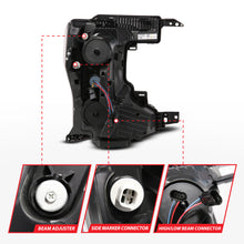 Load image into Gallery viewer, ANZO 20-22 Ford Super Duty (Halogen) Z-Series Full LED Proj Headlights SeqSig - Driver Side ONLY ANZO ANZ111620X-L