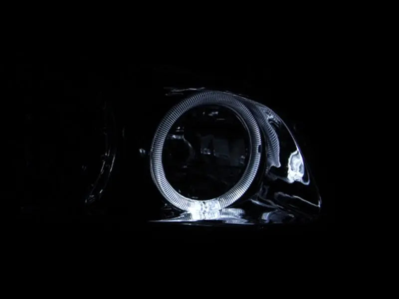 ANZO 2000-2001 Toyota Camry Crystal Headlights w/ Halo Black ANZO ANZ121123