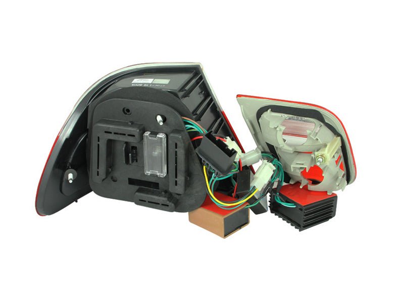 ANZO 2000-2003 BMW 3 Series E46 LED Taillights Red/Clear ANZO ANZ321105