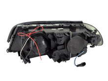 Load image into Gallery viewer, ANZO 2000-2003 BMW 3 Series E46 Projector Headlights w/ Halo Black ANZO ANZ121269