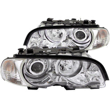Load image into Gallery viewer, ANZO 2000-2003 BMW 3 Series E46 Projector Headlights w/ Halo Chrome ANZO ANZ121268