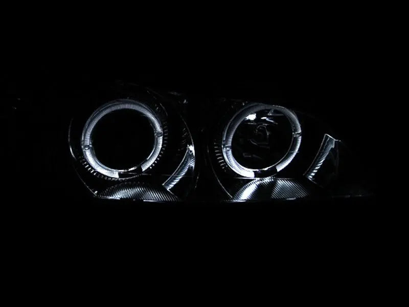 ANZO 2000-2004 Infiniti I30 Projector Headlights w/ Halo Chrome - Black Ops Auto Works