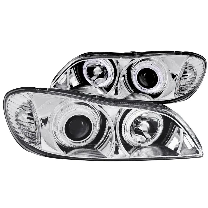 ANZO 2000-2004 Infiniti I30 Projector Headlights w/ Halo Chrome - Black Ops Auto Works