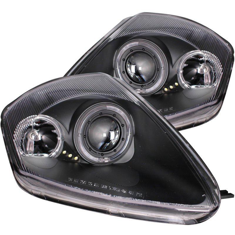 ANZO 2000-2005 Mitsubishi Eclipse Projector Headlights w/ Halo Black ANZO ANZ121332