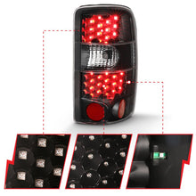 Load image into Gallery viewer, ANZO 2000-2006 Chevrolet Tahoe Led Taillights Black/Clear ANZO ANZ311298