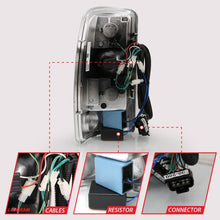 Load image into Gallery viewer, ANZO 2000-2006 Chevrolet Tahoe Led Taillights Black/Clear - Black Ops Auto Works