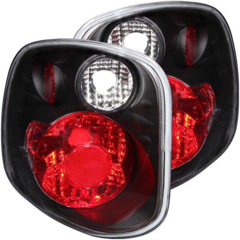 ANZO 2001-2003 Ford F-150 Taillights Black ANZO ANZ211143