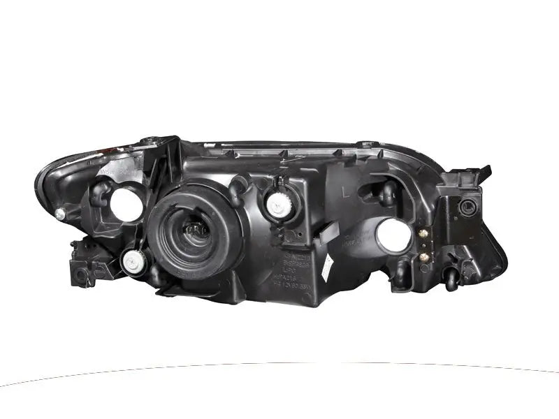 ANZO 2001-2003 Mazda Protege Crystal Headlights Black ANZO ANZ121107