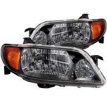 Load image into Gallery viewer, ANZO 2001-2003 Mazda Protege Crystal Headlights Black ANZO ANZ121107