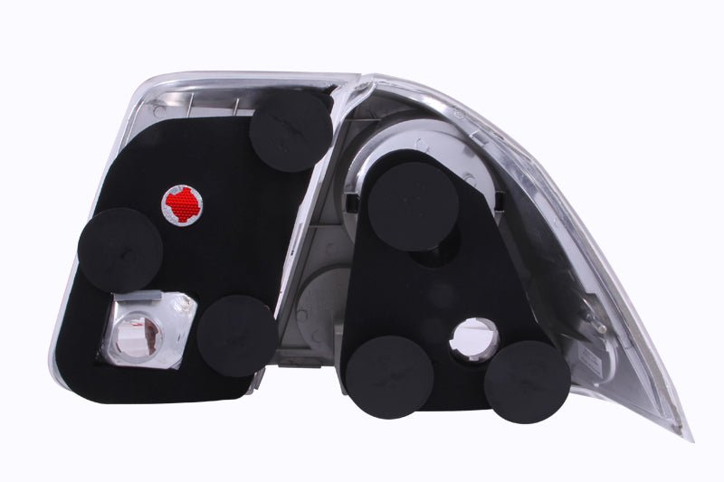 ANZO 2001-2004 Honda Civic Taillights Chrome ANZO ANZ221047