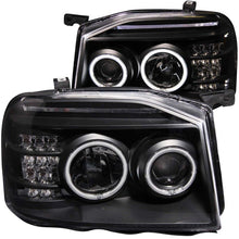 Load image into Gallery viewer, ANZO 2001-2004 Nissan Frontier Projector Headlights w/ Halo Black (CCFL) ANZO ANZ111172
