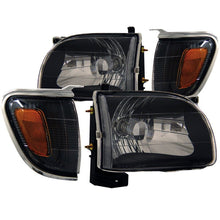 Load image into Gallery viewer, ANZO 2001-2004 Toyota Tacoma Crystal Headlights Black ANZO ANZ121190