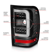 Load image into Gallery viewer, ANZO 2001-2011 Ford Ranger LED Tail Lights w/ Light Bar Black Housing Clear Lens ANZO ANZ311390