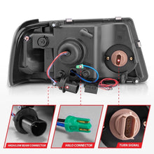 Load image into Gallery viewer, ANZO 2001-2011 Ford Ranger Projector Headlights w/ Halo Black (CCFL) 1 pc - Black Ops Auto Works