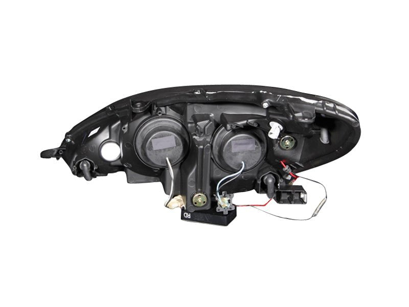 ANZO 2002-2003 Lexus Es300 Projector Headlights w/ Halo Black ANZO ANZ121232