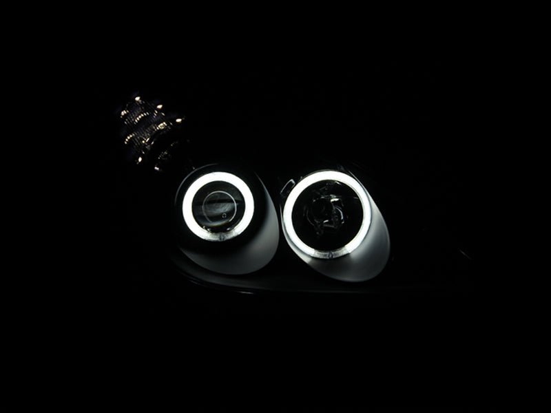 ANZO 2002-2003 Lexus Es300 Projector Headlights w/ Halo Black ANZO ANZ121232