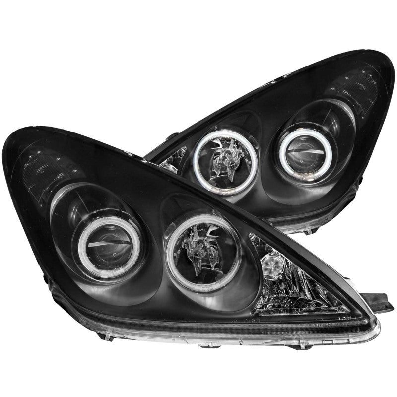 ANZO 2002-2003 Lexus Es300 Projector Headlights w/ Halo Black ANZO ANZ121232
