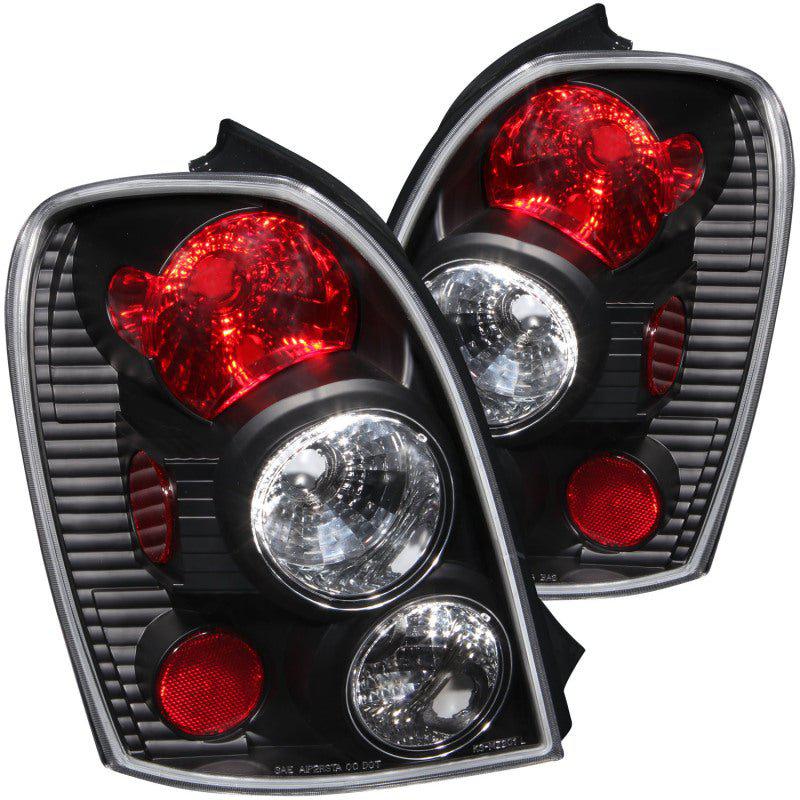 ANZO 2002-2003 Mazda Protege 5 Taillights Black ANZO ANZ221095
