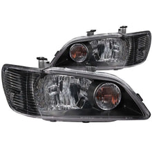 Load image into Gallery viewer, ANZO 2002-2003 Mitsubishi Lancer Crystal Headlights Black ANZO ANZ121101