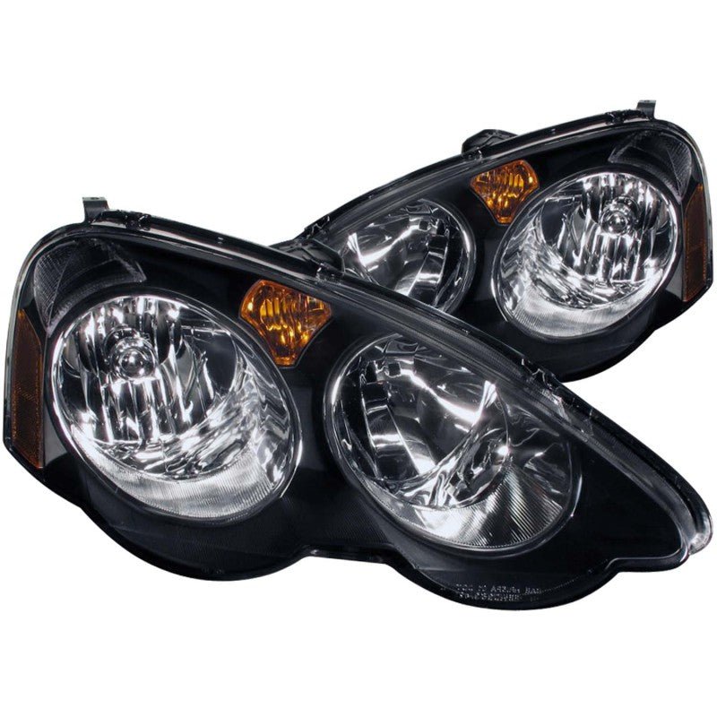 ANZO 2002-2004 Acura Rsx Crystal Headlights Black ANZO ANZ121209