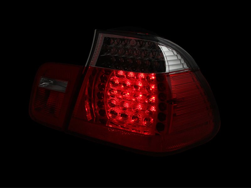 ANZO 2002-2005 BMW 3 Series E46 LED Taillights Red/Clear ANZO ANZ321096