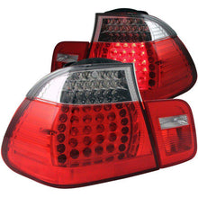 Load image into Gallery viewer, ANZO 2002-2005 BMW 3 Series E46 LED Taillights Red/Clear ANZO ANZ321096