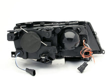 Load image into Gallery viewer, ANZO 2002-2005 BMW 3 Series E46 Projector Headlights w/ Halo Black ANZO ANZ121140