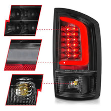 Load image into Gallery viewer, ANZO 2002-2006 Dodge Ram 1500 LED Tail Lights w/ Light Bar Black Housing Clear Lens ANZO ANZ311368