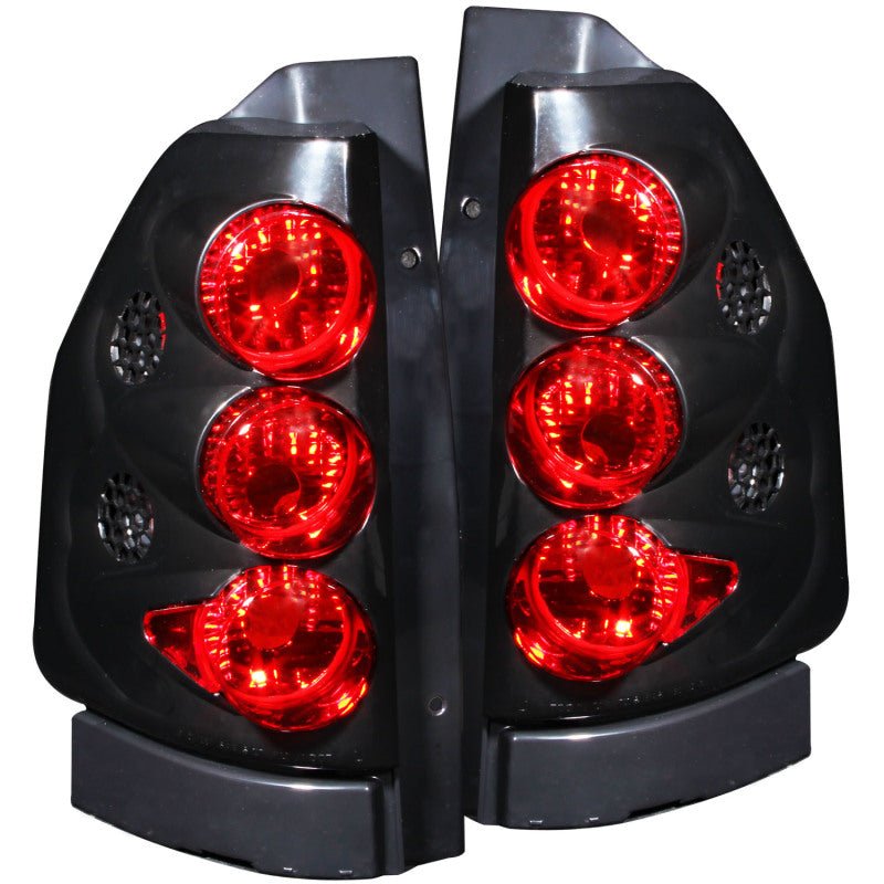 ANZO 2002-2008 Gmc Envoy Taillights Black ANZO ANZ211093