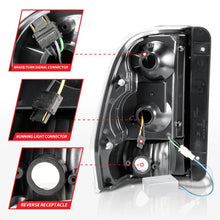 Load image into Gallery viewer, ANZO 2002-2009 Chevrolet Trailblazer LED Tail Lights w/ Light Bar Black Housing Smoke Lens - Black Ops Auto Works