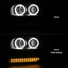 Load image into Gallery viewer, ANZO 2002-2009 Chevrolet Trailblazer Projector Headlights w/ Halo Black ANZO ANZ111127