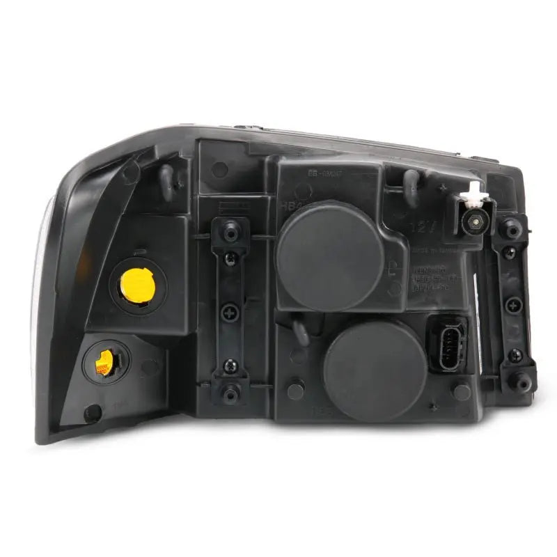 ANZO 2002-2009 Gmc Envoy Crystal Headlight Black Amber ANZO ANZ111429