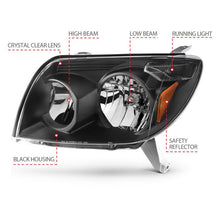 Load image into Gallery viewer, ANZO 2003-2005 Toyota 4Runner Crystal Headlights Black ANZO ANZ111394