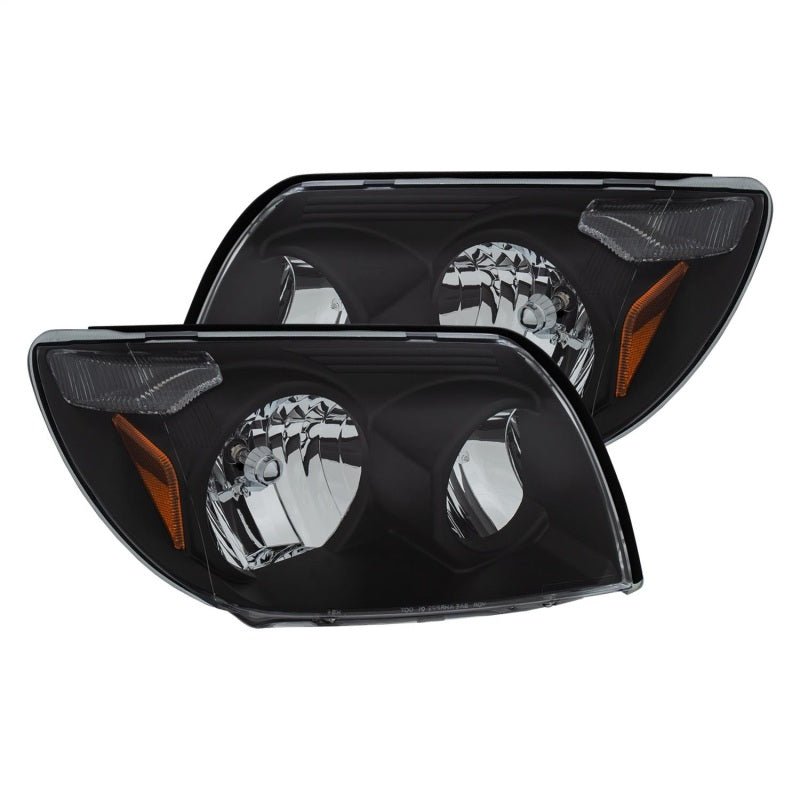 ANZO 2003-2005 Toyota 4Runner Crystal Headlights Black ANZO ANZ111394