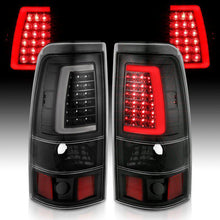 Load image into Gallery viewer, ANZO 2003-2006 Chevy Silverado 1500 LED Taillights Plank Style Black w/Clear Lens ANZO ANZ311333