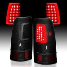 Load image into Gallery viewer, ANZO 2003-2006 Chevy Silverado 1500 LED Taillights Plank Style Black w/Smoke Lens ANZO ANZ311334