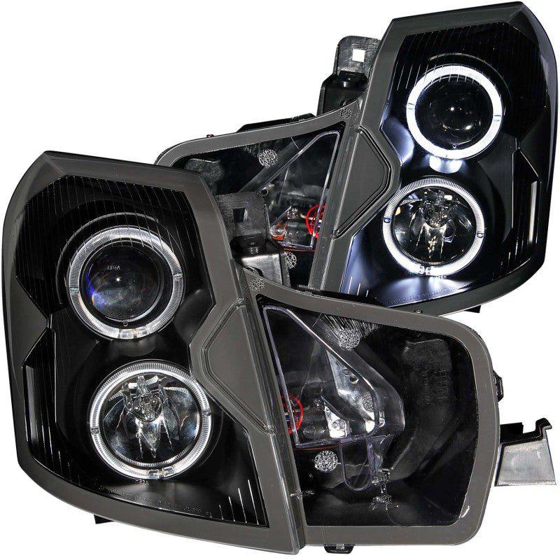 ANZO 2003-2007 Cadillac Cts Projector Headlights w/ Halo Black ANZO ANZ121415