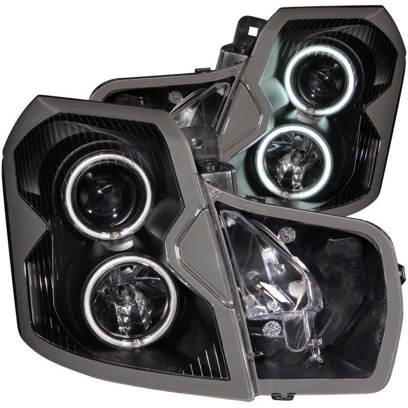 ANZO 2003-2007 Cadillac Cts Projector Headlights w/ Halo Black (CCFL) ANZO ANZ121417