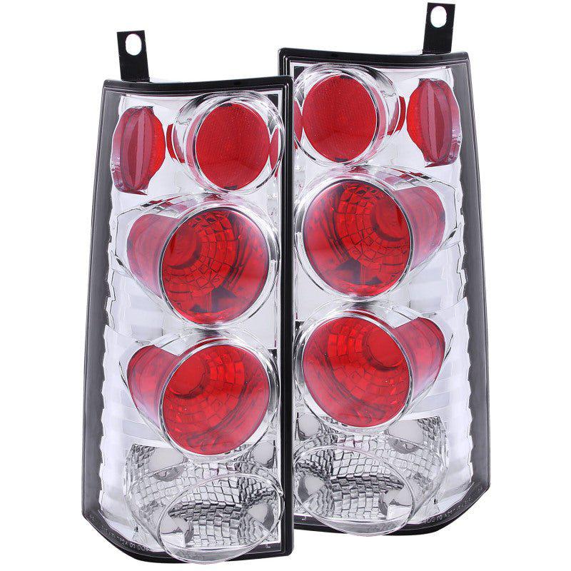 ANZO 2003-2015 Chevrolet Express Taillights Chrome ANZO ANZ211088