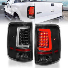 Load image into Gallery viewer, ANZO 2004-2006 Ford F-150 LED Tail Lights w/ Light Bar Black Housing Clear Lens ANZO ANZ311342