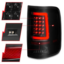 Load image into Gallery viewer, ANZO 2004-2006 Ford F-150 LED Tail Lights w/ Light Bar Black Housing Smoke Lens ANZO ANZ311343