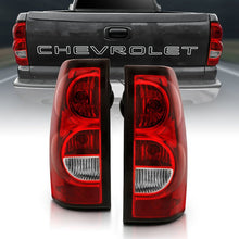 Load image into Gallery viewer, ANZO 2004-2007 Chevy Silverado Taillight Red/Clear Lens w/Black Trim (OE Replacement) ANZO ANZ311302